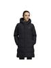 [Adidas] Down Mid-length Down Coat KNE85 Women's BlackGray Five (H23071) M