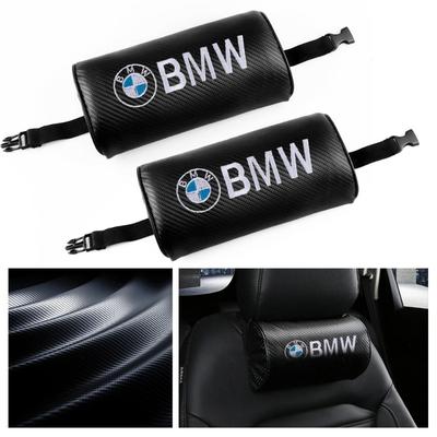 2 szt. Poduszka pod kark na siedzenie samochodowe z włókna węglowego Zagłówek podróżny Akcesoria do M Performance E46 E90 E60 F30 E39 E87 W222