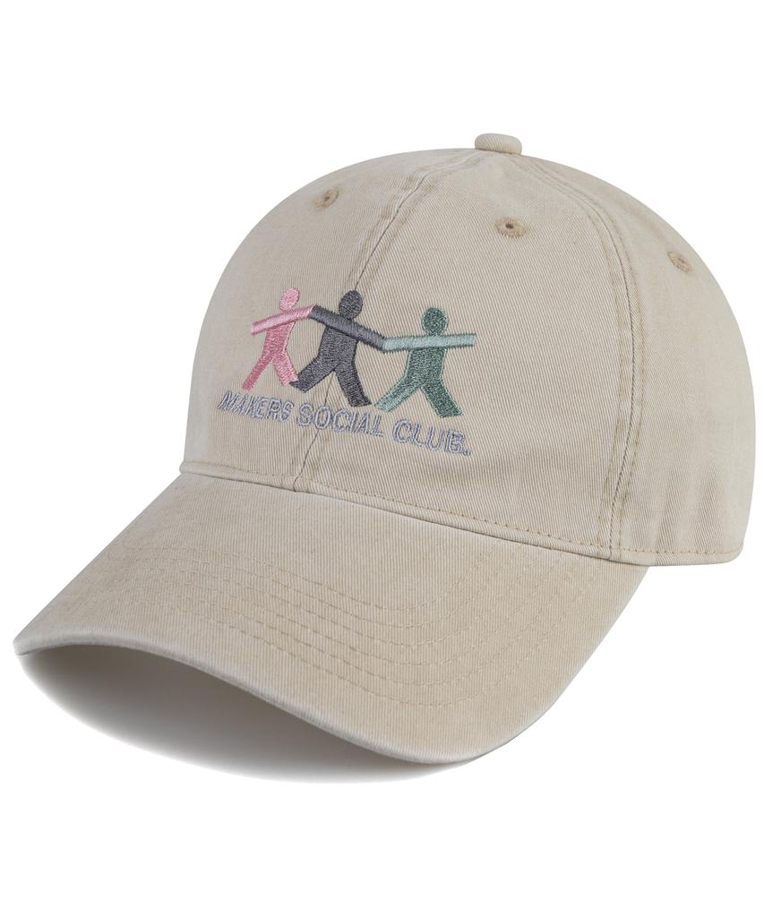 Wig Makers Social Club Cation Ball Cap - Light Beige