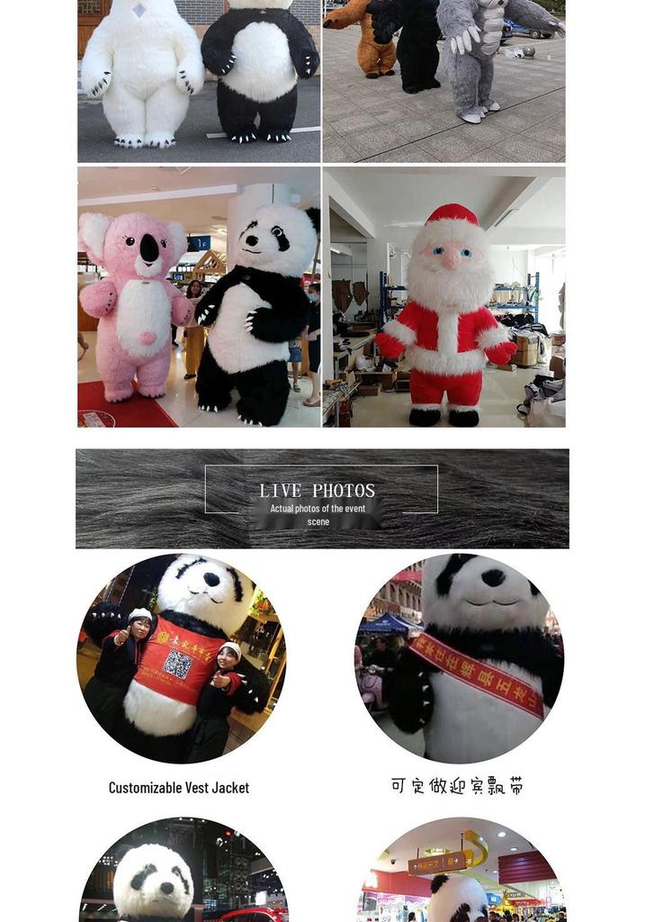 Inflatable King Kong and Gorilla Mascot Costume for Performances