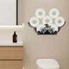Decorative Wall Mounted Towel Holder, Large Capacity Kitchen Roll Dispenser