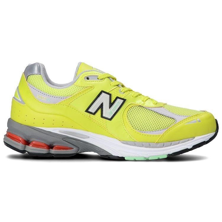 New Balance 2002R Siarkowo Żółte Trampki Unisex Srebrno-Metaliczne M2002RLC