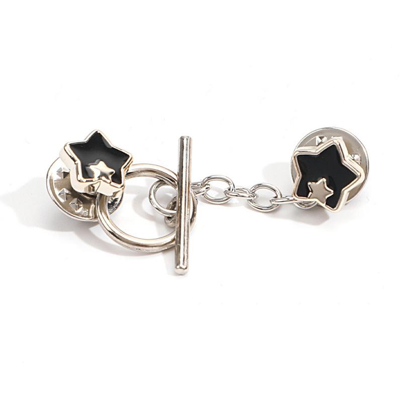 Collar Fixed Connection Buckle Women's Tighten Waist Brooches KTJ