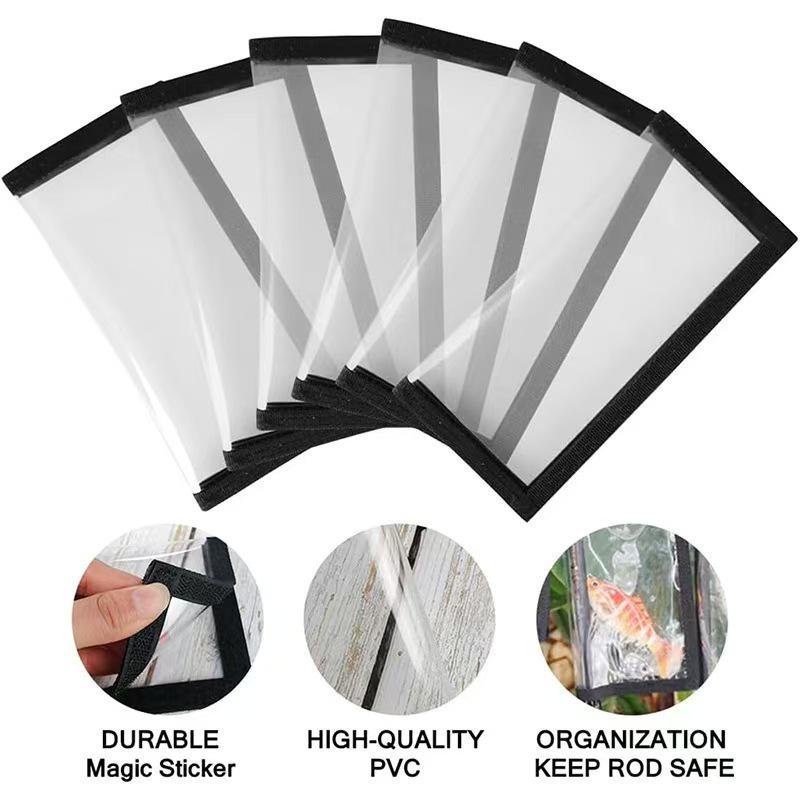 Transparent PVC Treble Hook Guard Bag - Anti-tangle Lure and Rod Protector for Fishing