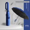 Automatic Ring Buckle Umbrella with Enlarged Hook, Foldable, Portable, Reinforced, Dual-Use for Sun and Rain, Unisex, Sun Protection