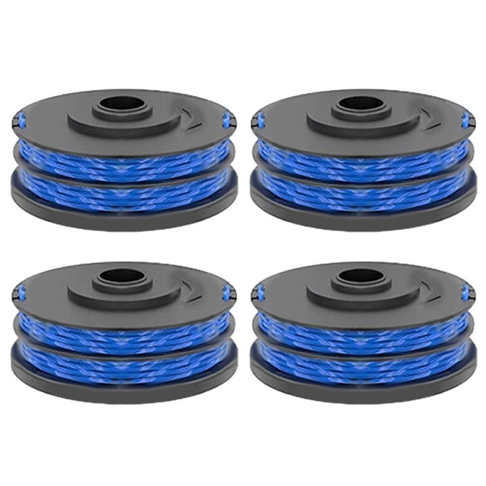 

4Pcs RAC123 Lawn Mower Line Spool for Ryobi RLT6030/RLT5127/RLT5027/RLT4125/RLT4027 Grass Trimmer Replacement Part,5132002671 A