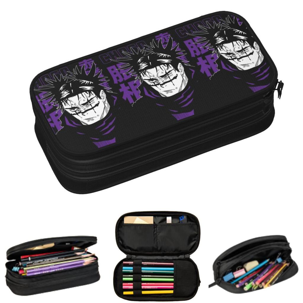 Choso JJK Manga Jujutsu Kaisen Astucci Rosso Sangue per Studenti Regali Astuccio Portapenne Borsa Portapenne Grande Capacità Astuccio Portapenne