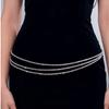 Bohemian Ethnic Style Waist Chain Body Chain Women'S Personality Retro Metal Engraved Belt Dress Coat Accessories