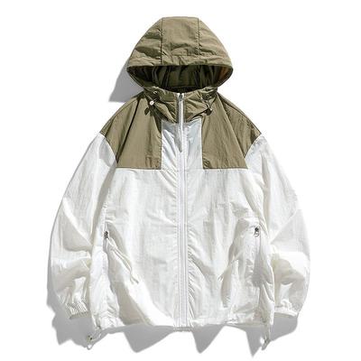 Sommer Paar Sonnenschutz Kleidung Kapuzenjacke Herren und Damen Outdoor Angelbekleidung Hautkleidung
