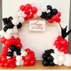 Black And Red Series Balloon Set Birthday Theme Party Scene Arrangement Balloon Chain