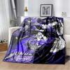 Anime JoJo Bizarre Adventure Flannel Blankets Print Child Adult Throws Blanket Sofa Travel Teen Student Blanket