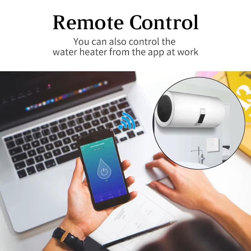 20/40A Tuya Smart WiFi Water Heater Air Conditioner Touch Wall Switch APP Remote Control Voice Timing Works with Alexa Google