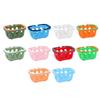 5pcs Multicolors Basket Toys Mini Shopping Hand Basket Model  Doll House