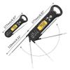 Instant Read Meat Thermometer for Cooking Fast Precise Digital Food Thermometer with Backlight Magnetic Foldable Probe