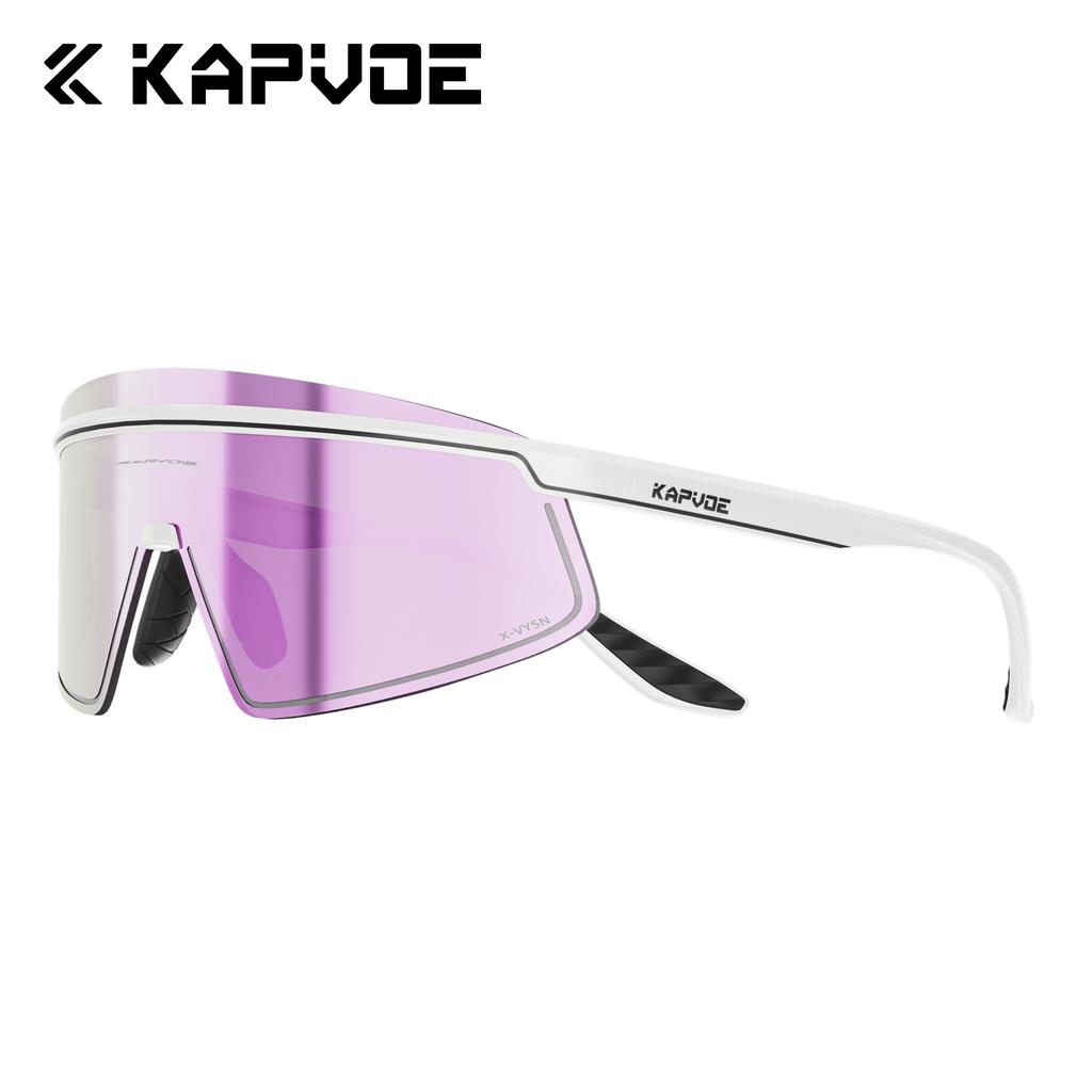Kapvoe Sports Sunglasses Road Bike Mountain Bicycle Cycl Glasses Riding Goggle Sports Eyewear for Man Women Cycling Glasses