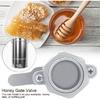 Honey Gate Valve -Honey Tap, Stainless Steel Honey Gate Valve, Gate Honey Bucket Accessories, Controlled Dispensing Extractor with Secure Closure for