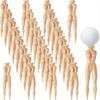 10/20pcs Plastic Novelty Joke Naked Nude Lady Golf Tee Practice Training Golf Tees bulk 70mm for Men Women Golfer Game