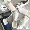 [AmiAmi] Slip-on Sneakers, Casual, Simple, Women's Shoes, Black, Men's FKL004 (23.5cm, Black (Canvas))