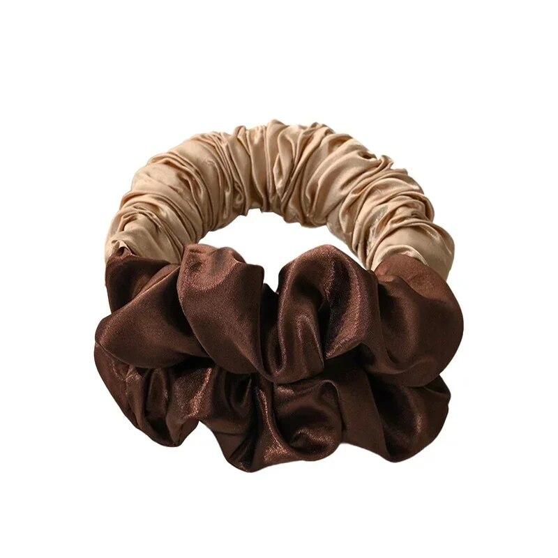 

Безнагріваюча плойка Пов язка без нагрівання М які бігуді для волосся Ледачі бігуді Сплячі шовкові локони Зав язки Стрижні для завивки Інструменти для укладання волосся 1PCS коричневий