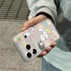 Eye-catching Apple 17 Pro Max Drop-Proof Soft Case with Camera Button - Cartoon Design