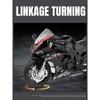 1/12 BMW S1000RR HP4 Race Alloy Top Luxury Sports Motorcycle Model Diecast Metal Road Racing Motorcycle Model Sound Light Kids Gifts
