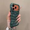 High-End Retro Crocodile Grain Phone Case for iPhone Pro Models 14, 15, 16, 17