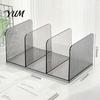 Library Book Ends Clear Acrylic Bookends, Stable Non Slip Desktop Organizer, Document Heavy Duty Holder File Holder, for Office Home Ad School