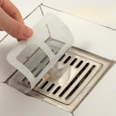 Disposable Hair Drain Catcher Mesh Anti-blocking Filter Floor Drains Sticker Shower Cover Kitchen Bathroom Sink Strainer Stopper