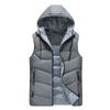 Thick Reversible Unisex Sleeveless Jacket Winter Vest Warm Men Casual Sport Coat