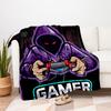 "Pro Gamer Hoodie: Lila Gaming-Sweatshirt für Gamer"Decke Flanell-Überwurfdecke für Sofa, Bett, Reisen, Camping, Büro, Couch, Stuhl, A