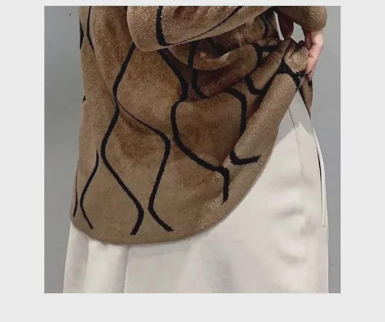 2023 Korejské podzimní/zimní tričko s polovyvýšeným límcem a sametovou podšívkou: Stylový, Silný, Všestranný pro Vnitřní a Vnější Nošení pro Ženy