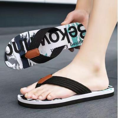 Zehensandalen Strand Sommer Herrenschuh Shiatsu Pantoletten Trend 2024 Maskulin Männlich Hausschuhe Günstige Schuhe Stilvoll Heiß Mode Spaß Erwachsener
