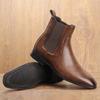 Chelsea Boots Men Retro Comfortable Brand Retro Fashion 2026 Leather Boots