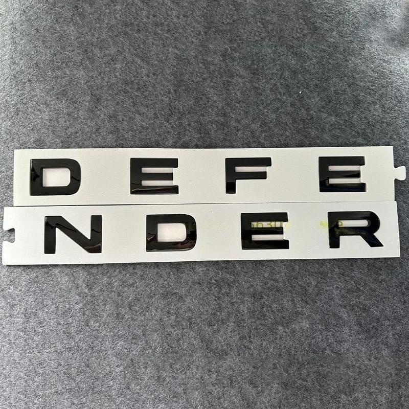 

Автомобільні 3D ABS DEFENDER Наклейки-літери Наклейки для автомобіля DEFENDER Передня кришка Капот Задній багажник Кузов Емблема Значок Наклейки Front