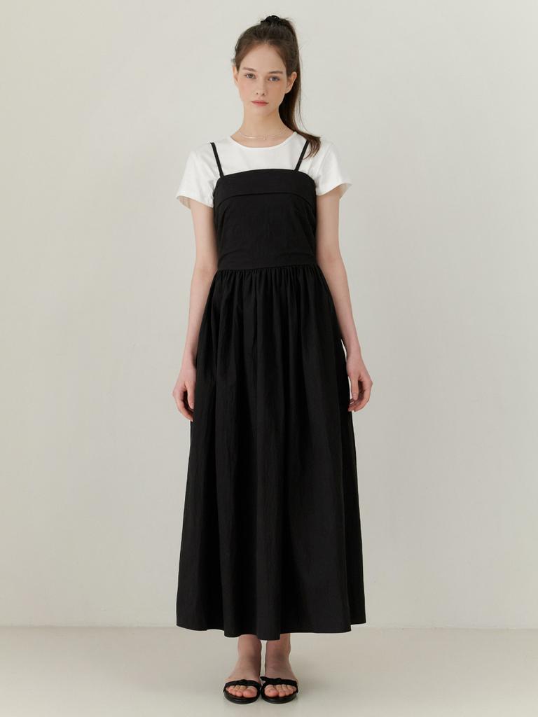 Liel Doing Bustier Dress_2Way (Black)