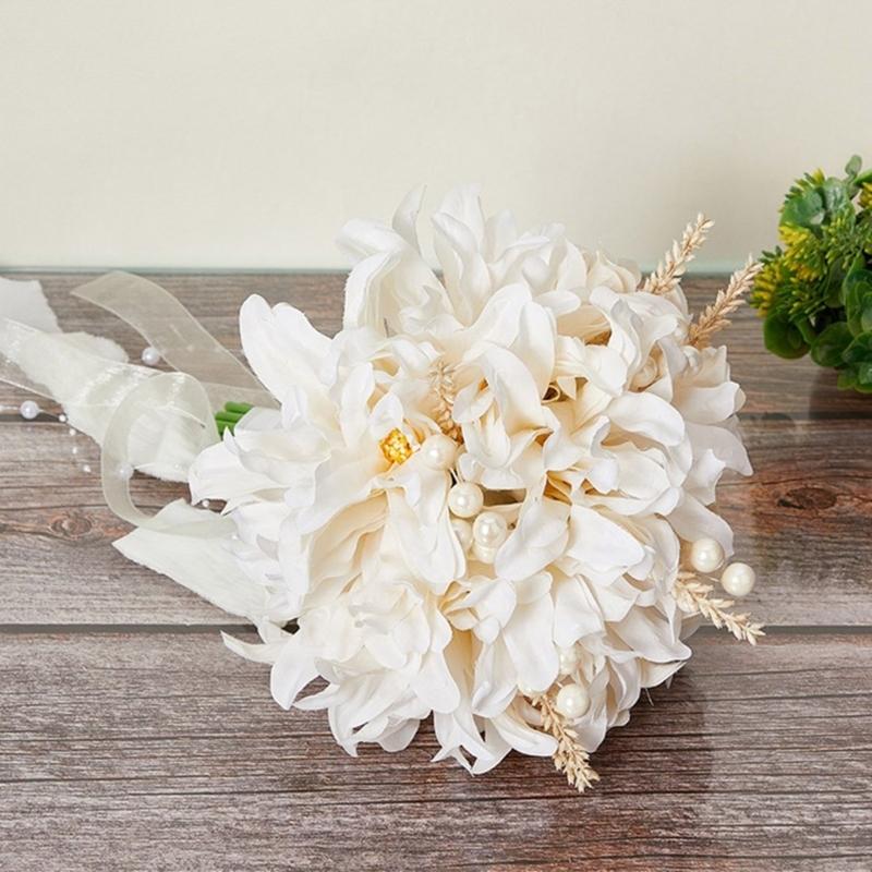 Wedding Bouquets Artificial Flower for Ceremony, Anniversary, Valentines, Photography Props, Wedding Flower Arrangement
