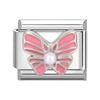 New Zircon Starfish Heart Shell Crown Rose Flowers Italian Charm Links Fit 9mm Stainless Steel Bracelet Women DIY Making Gifts