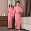 All-Season Cotton Bathrobe for Men and Women, Hotel-Style with Logo