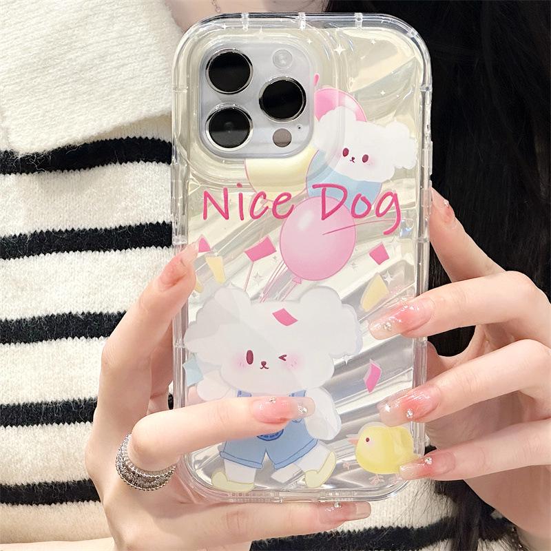 Zhitai Soft Shell Phone Case for iPhone 14/13/12/11 & 7/8 with Chain Accessory.