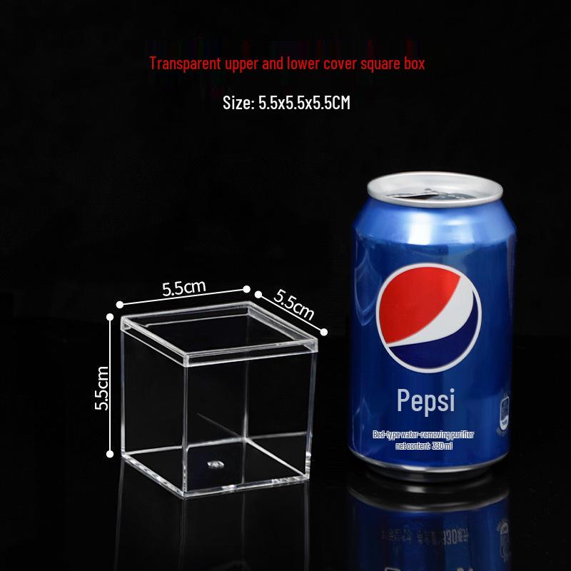 Transparent Acrylic Storage Box with Lid - Food Grade Candy or Gift Packaging