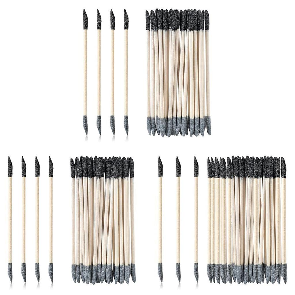 20/30/60PCS Double Head Fine Detail Sanding Sticks for Wood and Plastic Model Polishing Craft Sanding Tools 150/280 Grit