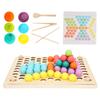 Clip Bead Game Color Recognition ParentChild Interaction Wooden Educational Puzzle Toys