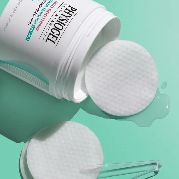 Physiogel _Physiogel Cica Balance AC Calming Pad 70 Sheets + Cica Foam 20ml + Hydro Soothing Cica Cream 10ml