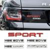 3D Metal SPORT Supercharged HSE SDV6 SDV8 LUXURY Si4 Emblem Car Trunk Badge Stickers