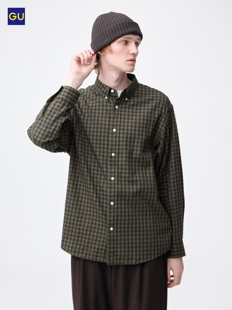 Uniqlo Gu Cotton Check Shirt