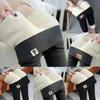 Winter Faux Warm Cashmere Pants High Waist Skinny Thick Women Trousers Leggings