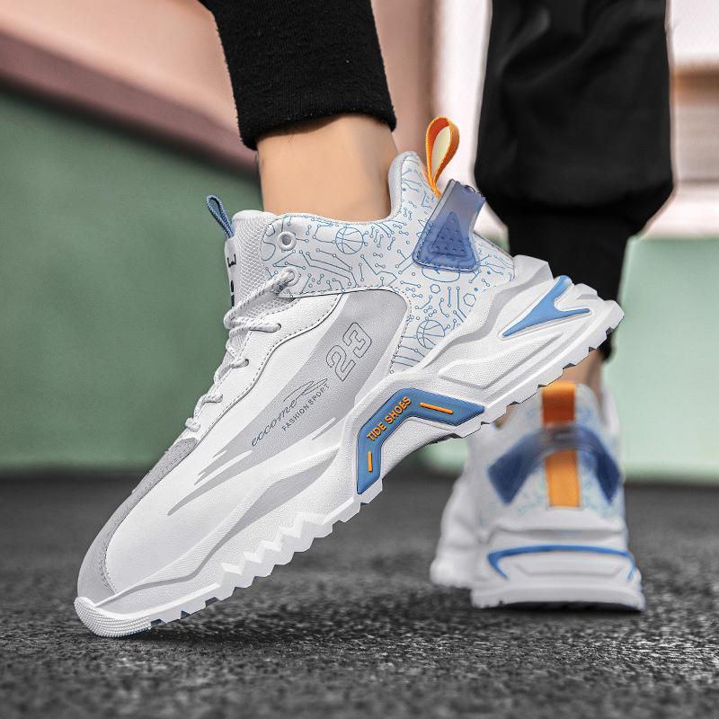 

Обувь мужская осень и зима 2025 новая обувь для папы ins модная трендовая обувь кроссовки обувь средней высоты 46