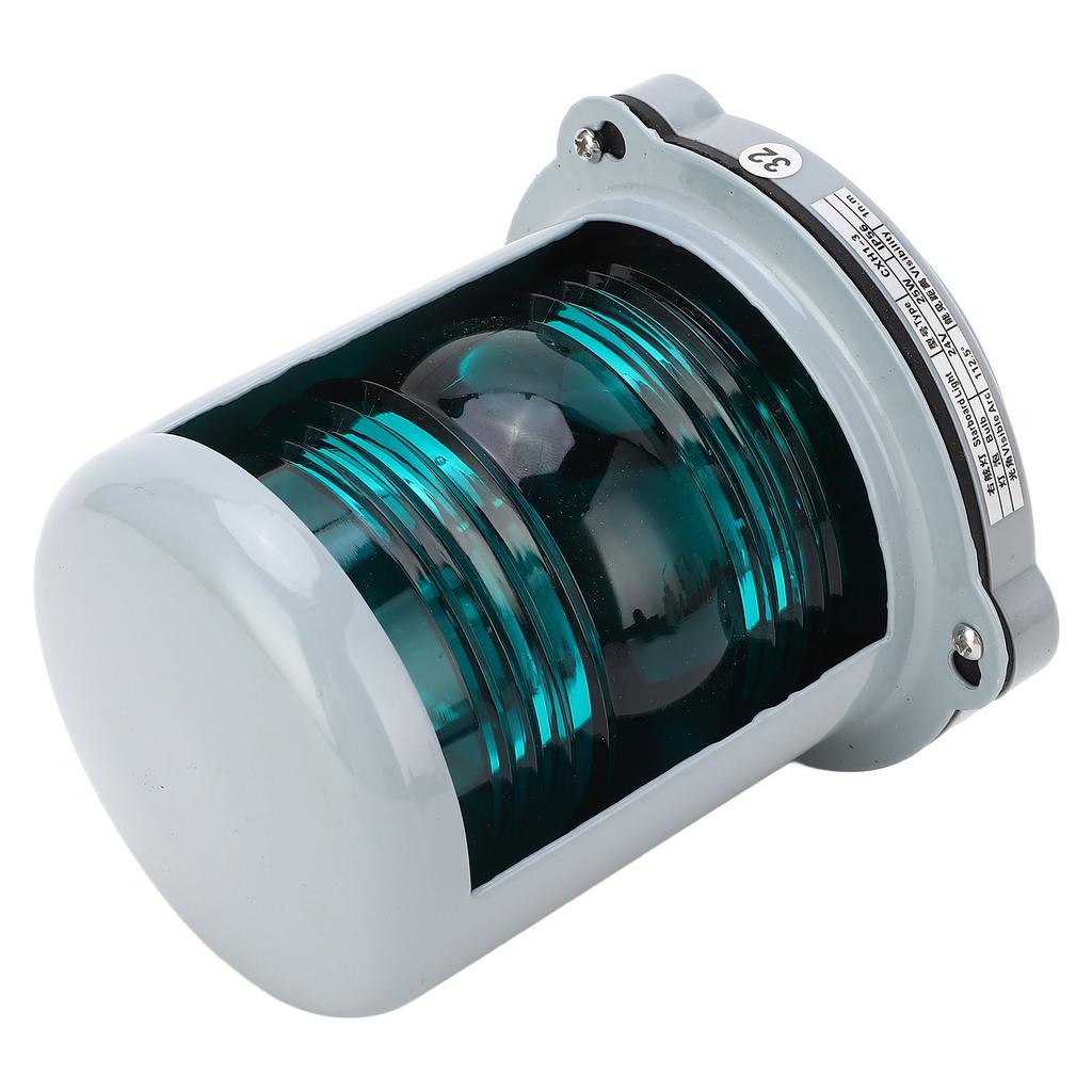 Starboard Navigation Light Green LED Anchor Navigation Lamp Signal Mast Light for 12M Boat DC24V 25W