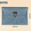 A4 Waterproof Leather Business Document Bag - Customizable Minimalist Briefcase with Logo Printing