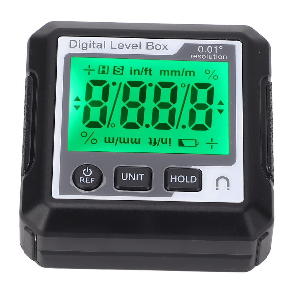 Digital Level Box with Magnet Electronic Angle Gauge Inclinometer Protractor for Wood Processing Automobile Repair